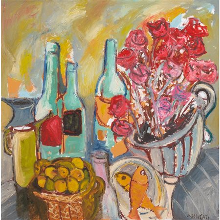 BALDO INDELICATO, Olio su tela