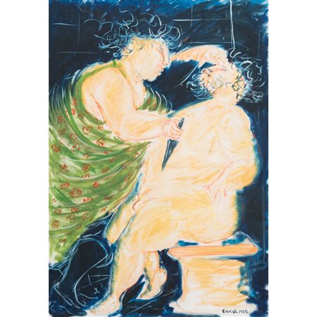 GIROLAMO CIULLA, Olio su tela