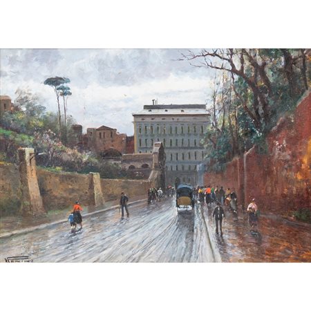 VINCENZO CANINO, Olio su tavoletta