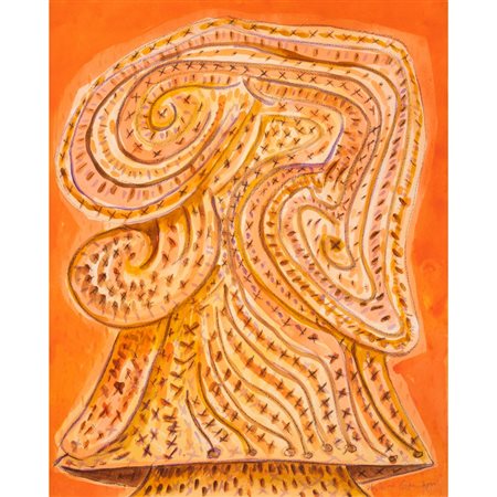 ARTURO CARMASSI, Tecnica mista su cartoncino