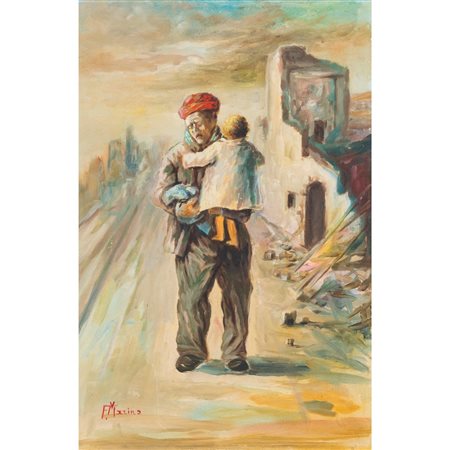 FRANCESCO MARINO, Olio su tela