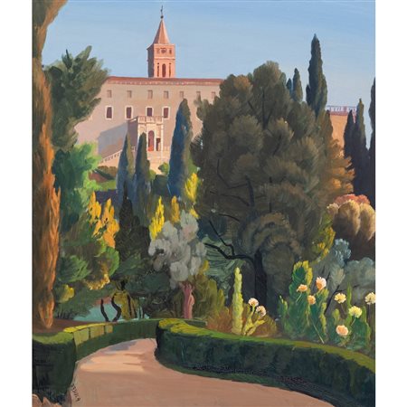 FRANCESCO D'ASCOLA, Olio su masonite