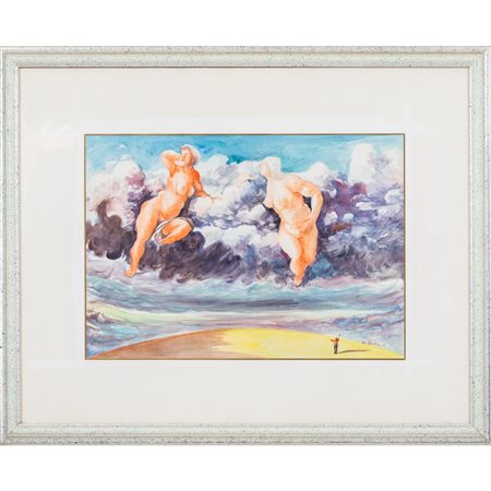 CESARE DI NARDA, Acquarello su carta