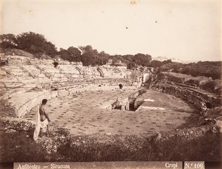 Giovanni Crupi (1859 - 1925)  - Anfiteatro, Siracusa ; Tempio della Concordia, Girgenti, 1900s