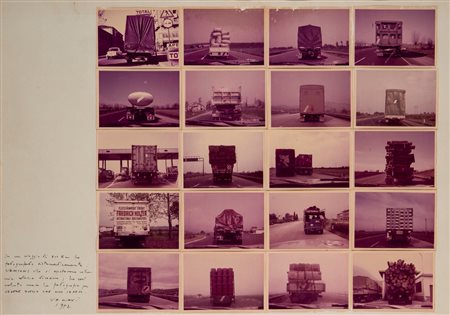 Franco Vaccari (1936 - 2025)  - 800 km di esposizione, 1972