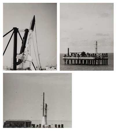 NASA (XX sec.)  - Wallops Island ; Kenya, Africa ; Indian Ocean off Coast of Kenia - Pre-lauch view of the SSS, 1963/1971