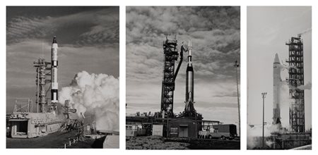 NASA (XX sec.)  - Pre-launch Alert-Ranger "8" ; Gemini VI ; Lift off of Atlas Centaur 6 , 1965