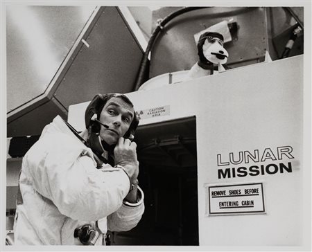 NASA (XX sec.)  - Eugene A. Cernan, Lunar module simulation excercise, Apollo 10, Cape Kennedy, Florida, 1969