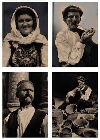 Anonimo - Senza titolo (Contadini e artigiani a Sinj, Croazia), 1940s/1950s