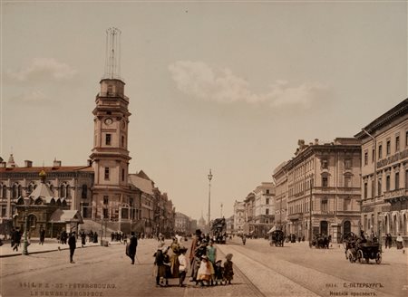 Anonimo - San Pietroburgo Prospettiva Nevskij, Duma di Stato,, 1900s