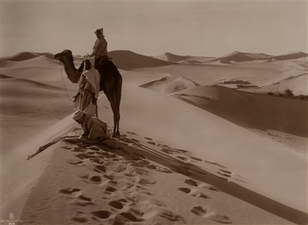 Rudolf Lehnert - Ernst Landrock (1878 - 1948, 1880 - 1957)  - Senza titolo (Deserto), 1910s