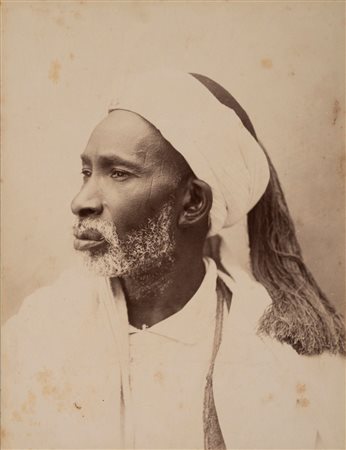 Anonimo - Capo religioso Mufti ; Cappella Palatina, Palermo, 1890s