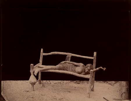 Anonimo - Senza titolo (Nudo femminile sdraiato), 1880s