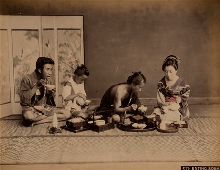 Scuola di Yokoama (XIX sec. XX sec.)  - Enting Soba, 1880s