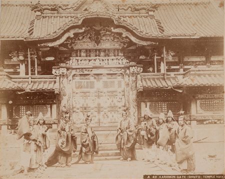 Scuola di Yokoama (XIX sec. XX sec.)  - Karamon Gate (Shinto) Temple Nikko, 1880s