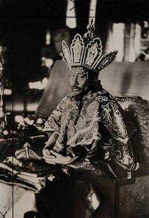 Anonimo - Senza titolo (Il Panchen Lama esiliato che ritorna), 1940s