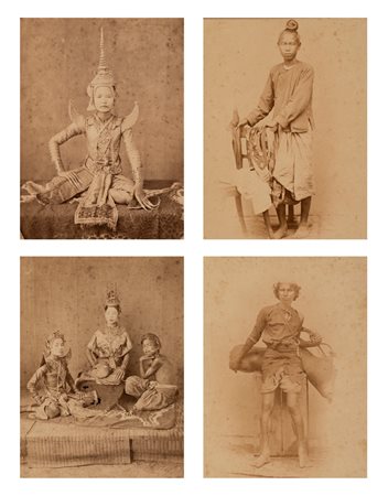 Emile  Gsell (attribuito a) (1838 - 1879)  - Senza titolo (Tipi, Siam), 1860s