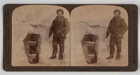 Underwood & Underwood (XIX sec. - XX sec.)  - "Fort Maguesia" during Winter - deeply burfed in snow - Cape Sabine, Ellesmere Land, 1902