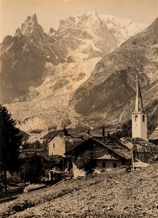 Alessio Nebbia (1896 - 1975)  - Entrèves. Ghiacciaio della Brenva mt 1306, 1940s