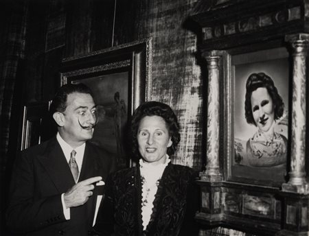 Osvaldo Salas (1914 - 1992)  - Salvador Dalì e Gala, USA, 1954