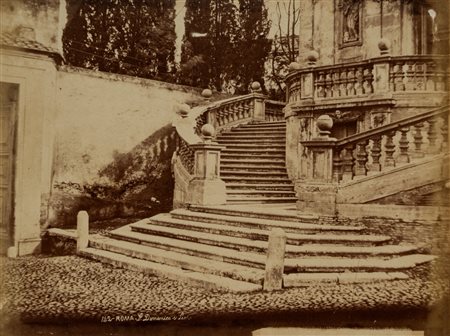 Carlo Baldassare Simelli (attribuito a) (1811 - 1877)  - San Domenico e Sisto, Roma, 1860/1865