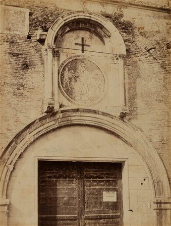 Carlo Baldassare Simelli (attribuito a) (1811 - 1877)  - Chiesa di San Tommaso in Formis, Roma, 1860/1865