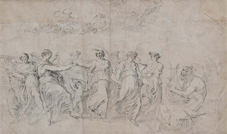 Felice Giani (attribuito a) La danza delle ore, dal Palazzo Laderchi di...