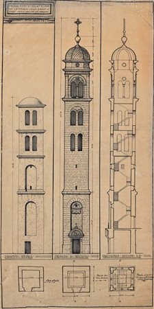 Scuola romana fine del XIX inizi del XX secolo Progetto di restauro del...