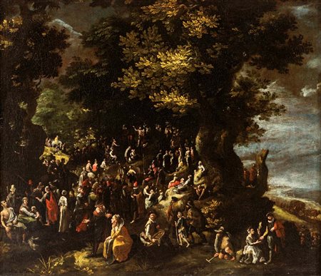 Pieter Schoubroeck (Hessheim 1570 ca. - Frankenthal 1607) La predica del...