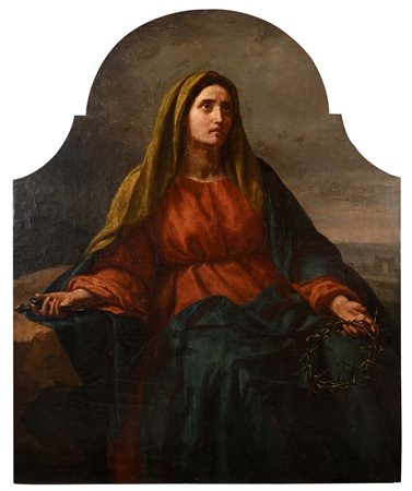 Pittore centro-settentrionale, fine XVIII – inizi XIX secolo Mater Dolorosa...