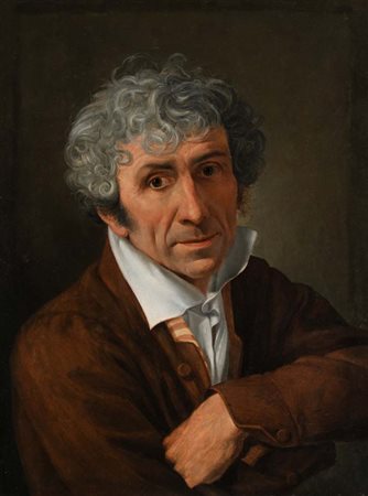 Pittore del XIX secolo () Ritratto di Gentiluomo olio su tela cm 64x48,5 -...