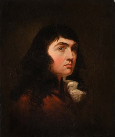 Scuola inglese del XIX secolo () Ritratto di Thomas Chippendale olio su tela...