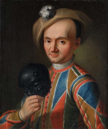 Scuola fiorentina del XVIII secolo Ritratto di Gentiluomo nei panni di...