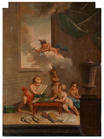 Michele Antonio Rapous (bottega di) (Torino 1733 - Torino 1819) Allegoria...