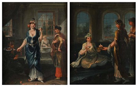 Jean Baptiste van Mour (attribuito a) (Valenciennes 1671 - Costantinopoli...