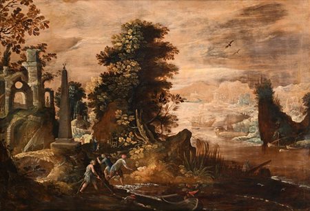 Philipp Peter Roos (attribuito a) (Francoforte sul Meno 1657 - Roma 1706)...