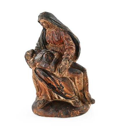 Pietà - Madonna con Cristo deposto cm 38x24x20 la scultura rappresenta la...