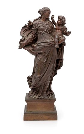 Madonna col Bambino altezza cm 31 basata su una composizione di Alessandro...