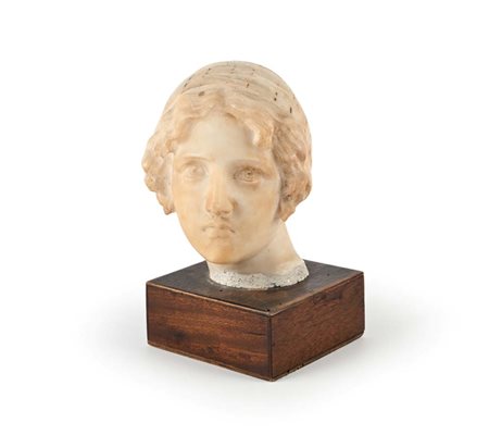 Testa di "Mignon" altezza complessiva cm 17 Si veda per confronto il busto...