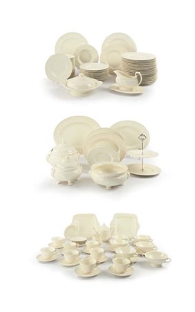 Servizio da tavola per dodici in ceramica creamware, Wedgwood Etruria &...