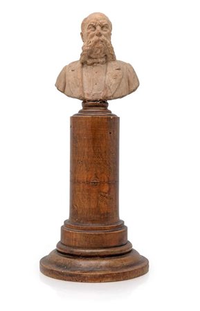 Ritratto a mezzo busto dell'Imperatore Francesco Giuseppe I d'Austria altezza...