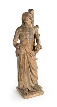 San Sebastiano altezza cm 105 Il Santo è raffigurato durante il suo martirio...