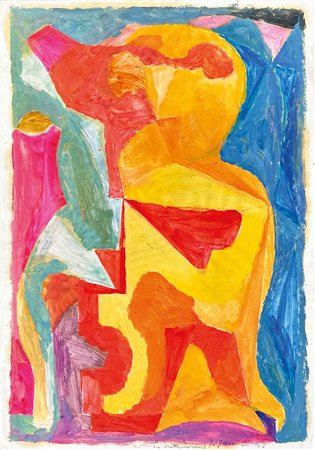 Jozef Jarema (Staryj Sambir 1900 - Monaco di Baviera 1974) La metamorfosi,...