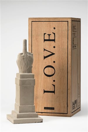 Maurizio Cattelan (Padua/Padova 1940) L.O.V.E., 2014;Scultura in cemento, 40...