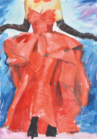 Janusz Haka Sissfilata, 1989;Olio su tela, 100 x 70 cm Firma, titolo e data...