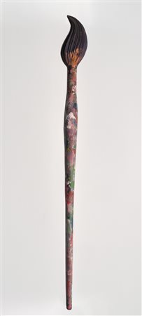 Livio de Marchi (Venedig/Venezia 1943) Pennello;Legno dipinto, altezza 116 cm...
