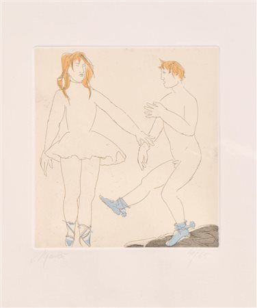 Giacomo Manzù (Bergamo 1908 - Ardea 1991) ...e porta il ragazzo con...