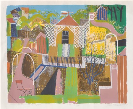 Eduard Bäumer (Kastellaun im Hunsrück 1892 - München 1977) Orto urbano a...