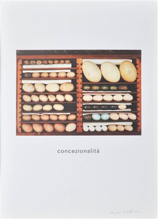 Eliseo Mattiacci (1940 - 2019) Portfolio contenente 9 opere grafiche,...