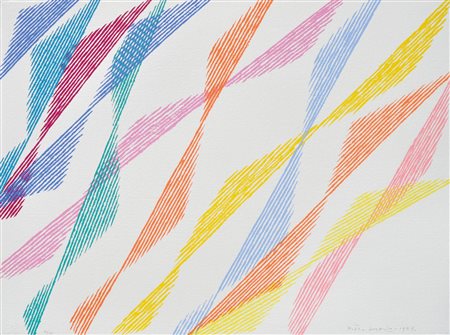 Piero Dorazio (Rom/Roma 1927 - Perugia 2005) Senza titolo, 1989;Litografia a...